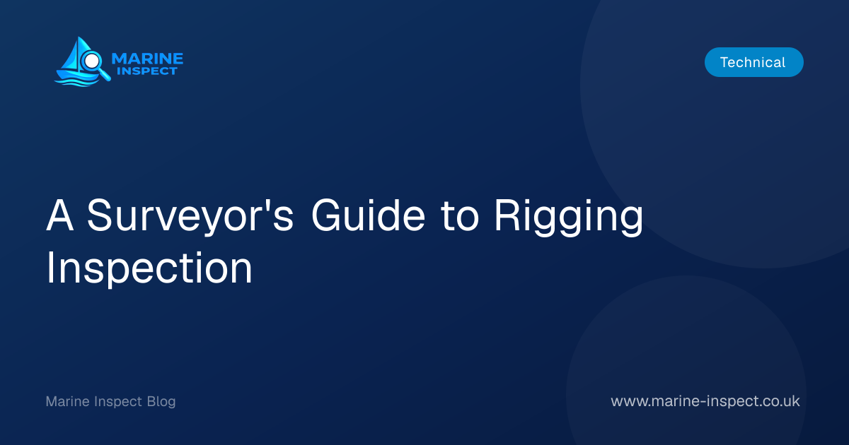 A Surveyor's Guide to Rigging Inspection | Marine Inspect